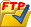 Icon of FtpVC, a serverless version control system, which allows joint software development using Internet FTP connections