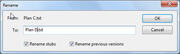 Rename command