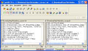 ExamDiff Pro main window. The two files are now identical, as they should be!